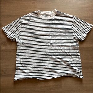 Abercrombie and Fitch Easy Tee Striped boxy fit